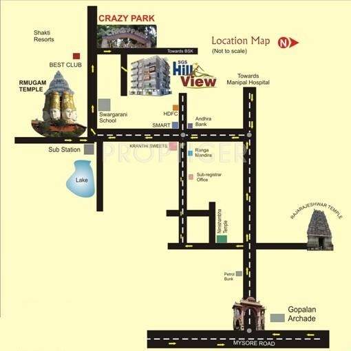 Shivaganga Infra SGS Hill View Location Plan