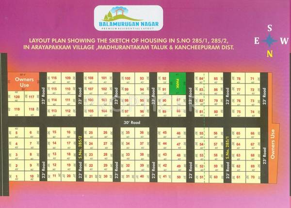 Images for Layout Plan of Sri Balamurugan Nagar
