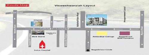  enclave Images for Location Plan of Maruthi Enclave