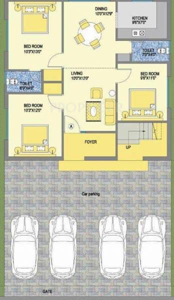 Images for Cluster Plan of Green Leaves Estates Neem