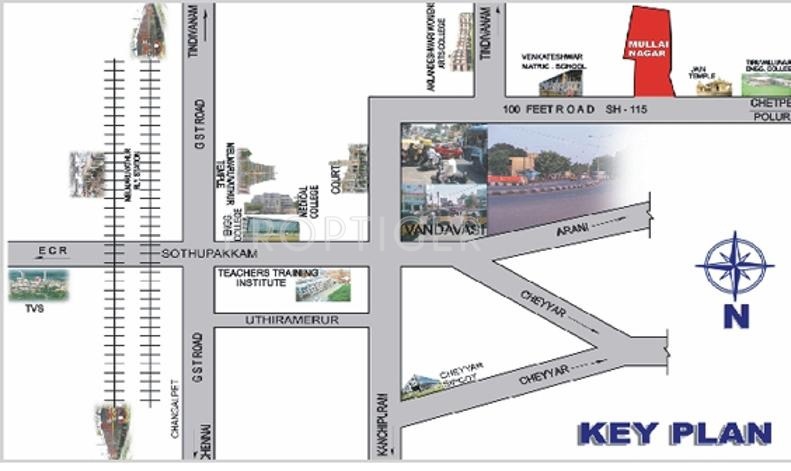 Images for Location Plan of Darshan Foundation Mullai Nagar