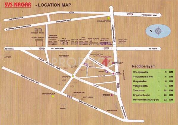 Darshan Foundation SVS Nagar Location Plan