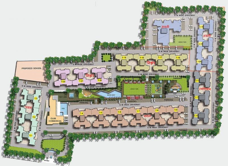 Images for Site Plan of New Modern Buildwell Avani Enclave