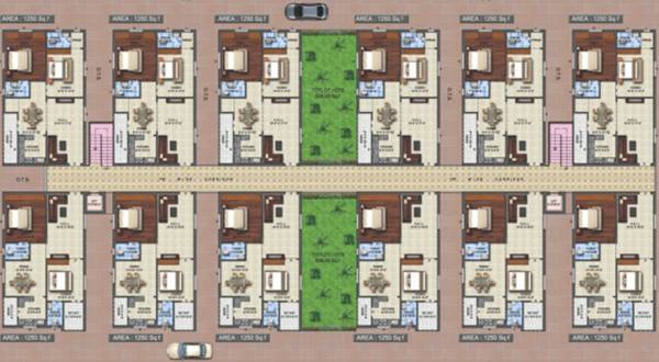 Images for Cluster Plan of Bharathi Capital Square