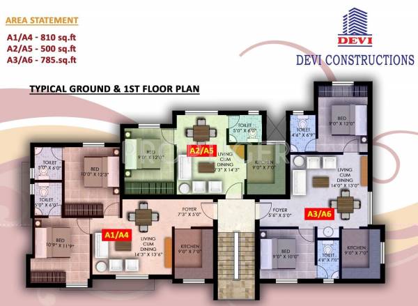 Images for Cluster Plan of Devi Constructions Morning Glory