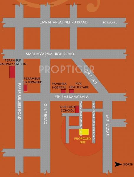 Devi Constructions Morning Glory Location Plan