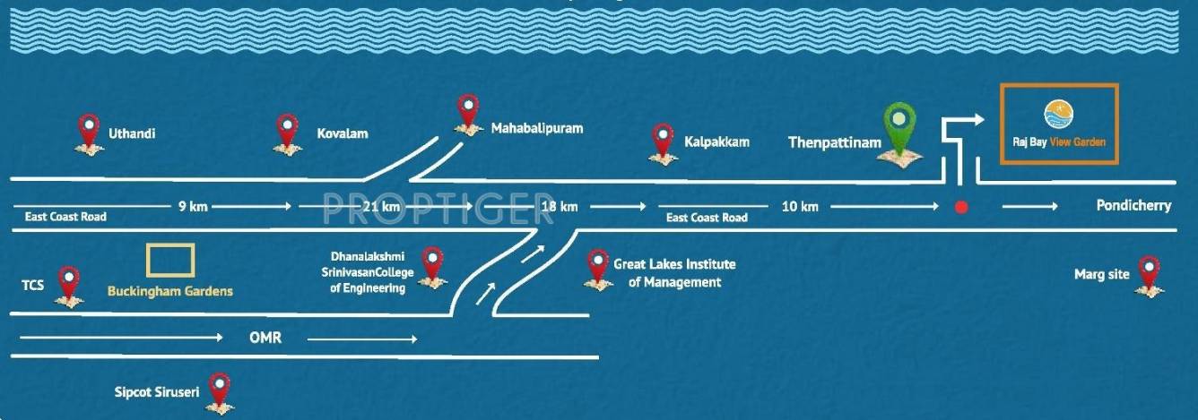 Images for Location Plan of Raj Raj Bay View Garden