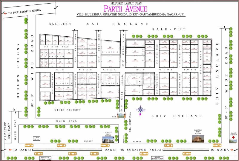 AKH Group Parth Avenue Layout Plan