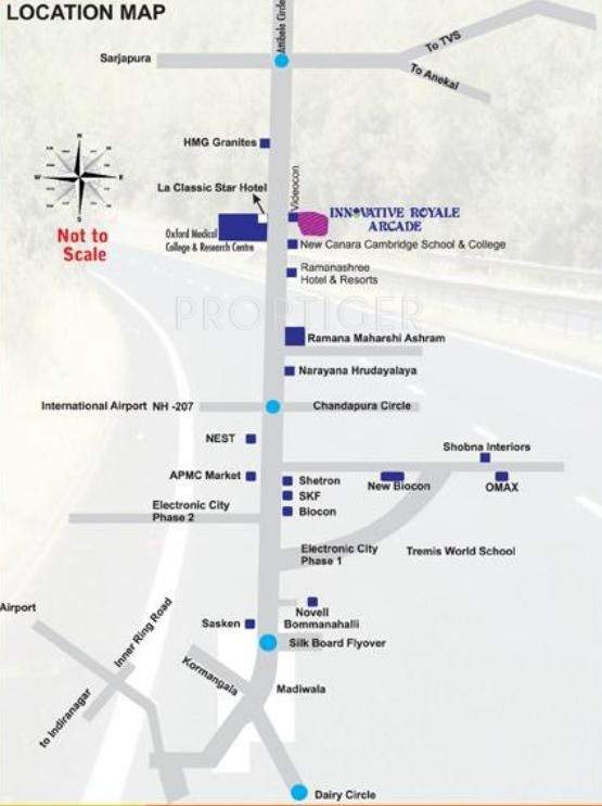 Innovative Groups Royal Arcade Location Plan