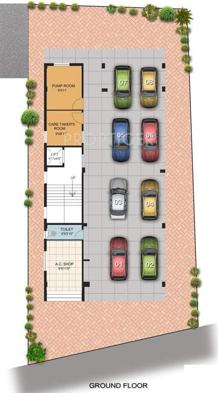 Images for Cluster Plan of Krishna Samrat Apartment