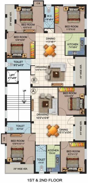 Images for Cluster Plan of Krishna Samrat Apartment