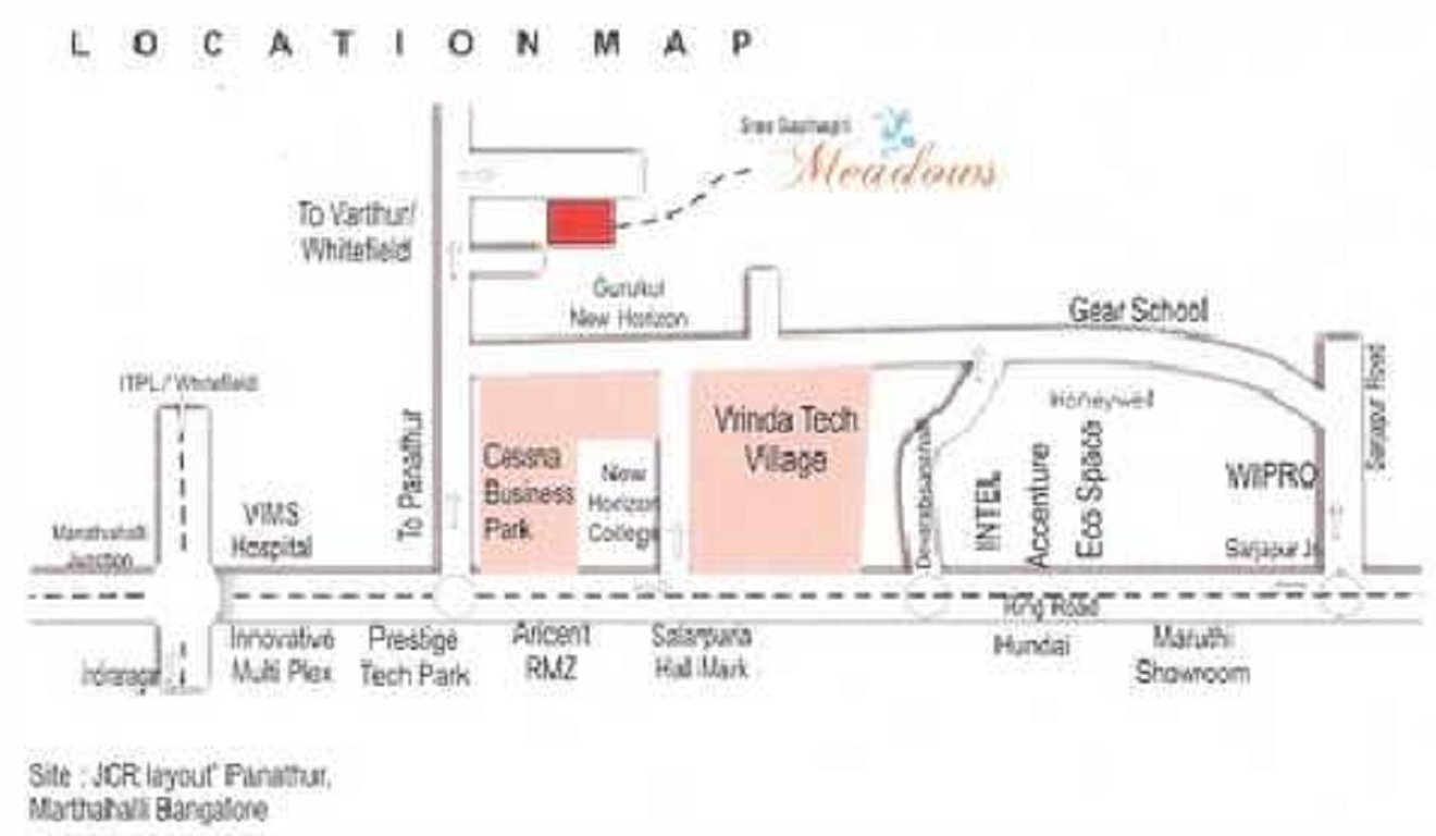  meadows Location Plan