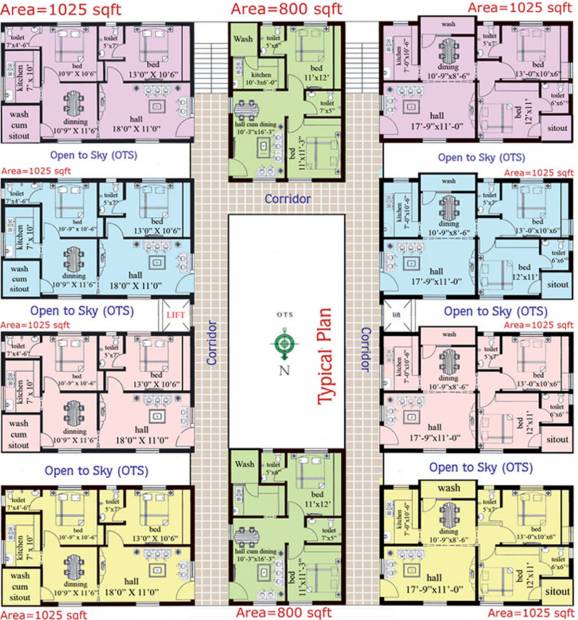 Images for Cluster Plan of Anubandana Sai Krupa Enclave