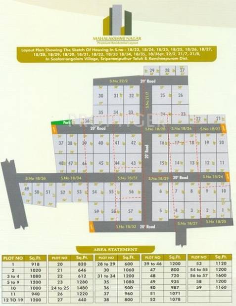 Images for Layout Plan of Sri Mahalakshmi Nagar