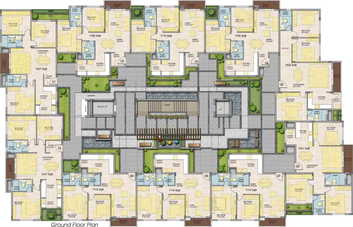  sunningdale Images for Cluster Plan of Vistara Sunningdale