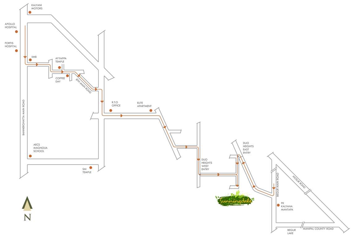  sunningdale Images for Location Plan of Vistara Sunningdale
