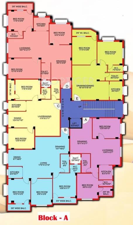  anandi apartment Images for Cluster Plan of Rechi Anandi Apartment