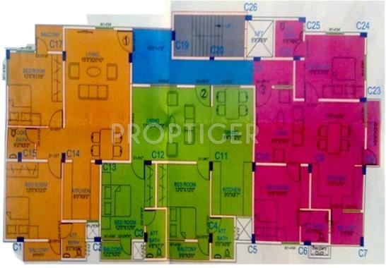 Images for Cluster Plan of Mathapathi Meridean Images for Cluster Plan of Mathapathi Meridean