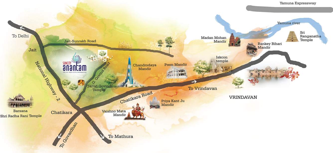  anantam Images for Location Plan of Suncity Anantam