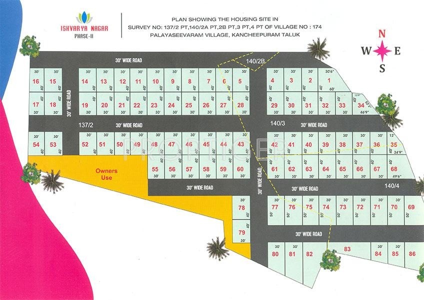 Images for Layout Plan of Sri Ishvarya Nagar Phase II