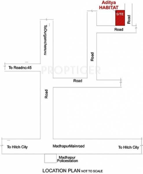 Images for Location Plan of Sri Aditya Habitat