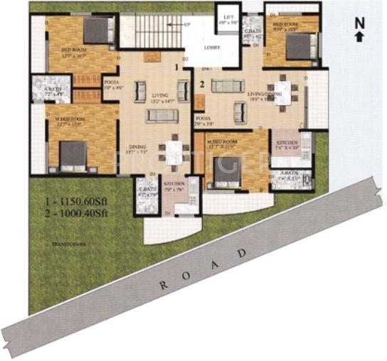 Images for Cluster Plan of Mathapathi Residency