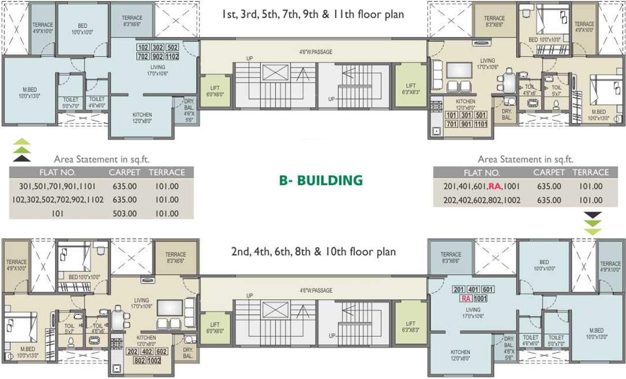  akshay heights Images for Cluster Plan of RR Akshay Heights