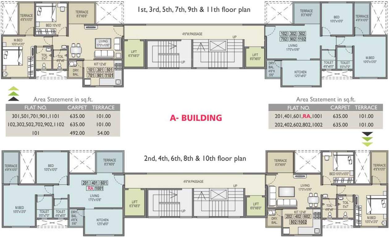  akshay heights Images for Cluster Plan of RR Akshay Heights