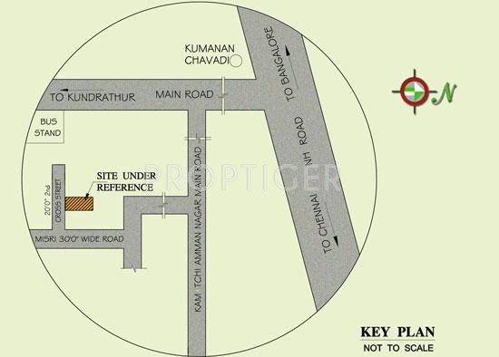 Images for Location Plan of MS Builders Sri Padmavathy Nagar