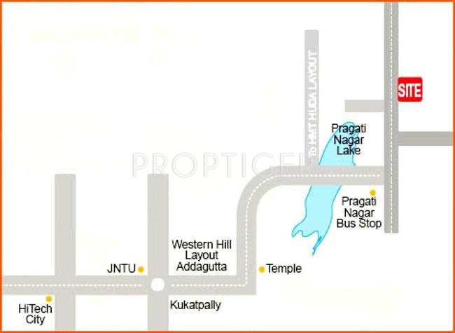 Images for Location Plan of Aakriti Saptagiri Tower