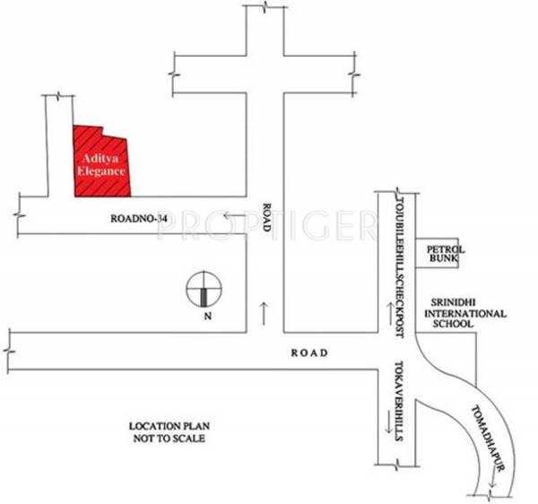 Images for Location Plan of Sri Aditya Elegance