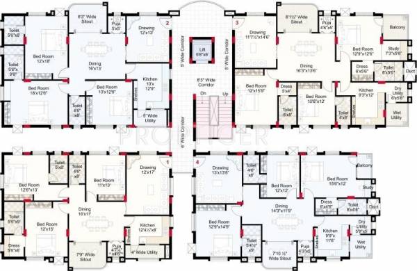 Images for Cluster Plan of Sri Aditya Pride Images for Cluster Plan of Sri Aditya Pride