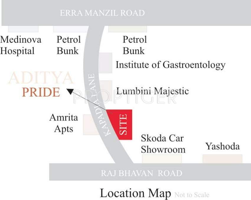  pride Images for Location Plan of Sri Aditya Pride