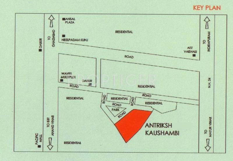 Images for Location Plan of The Antriksh Antriksh Kaushambi