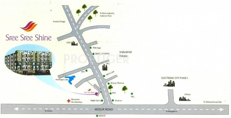 Images for Location Plan of Sri Sri Builders and Developers Sree Sree Shine