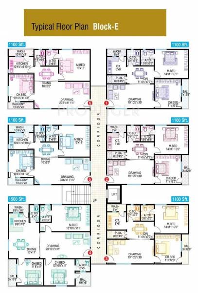 Images for Cluster Plan of Sai Mitra Towers Images for Cluster Plan of Sai Mitra Towers