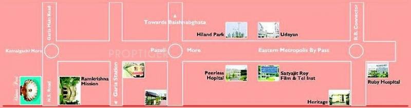 Akshara Group Pearl Location Plan