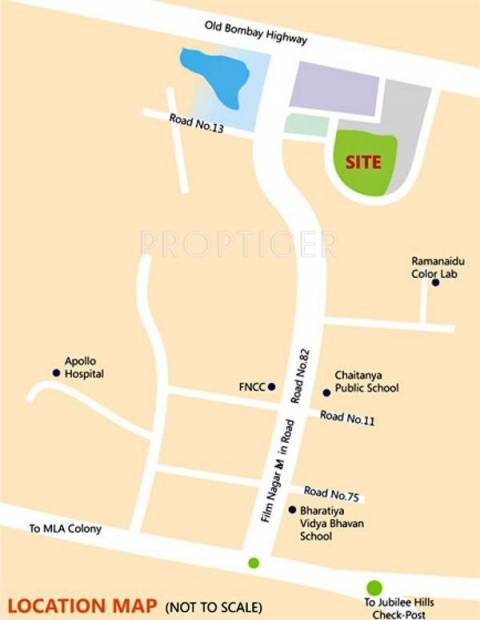  enclave Images for Location Plan of Sri Aditya Enclave