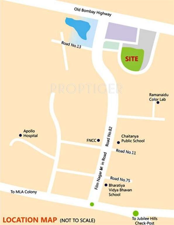  enclave Images for Location Plan of Sri Aditya Enclave