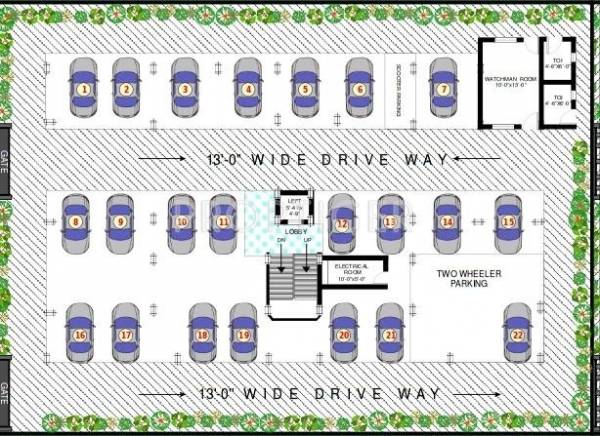 Images for Cluster Plan of Gauthami Pratyusha Kuteer Images for Cluster Plan of Gauthami Pratyusha Kuteer