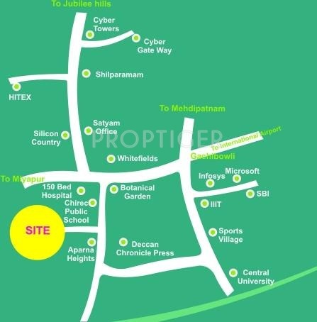 Images for Location Plan of Gauthami Pratyusha Kuteer