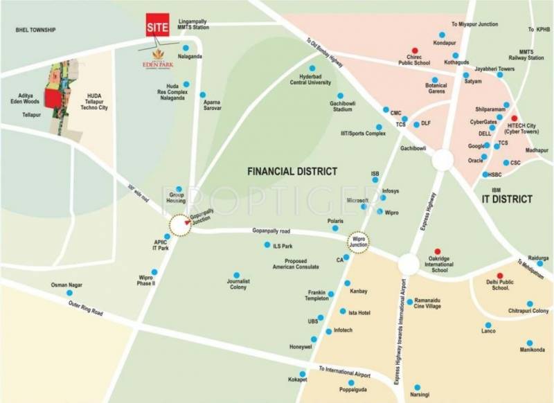  eden-park Images for Location Plan of Aditya Eden Park