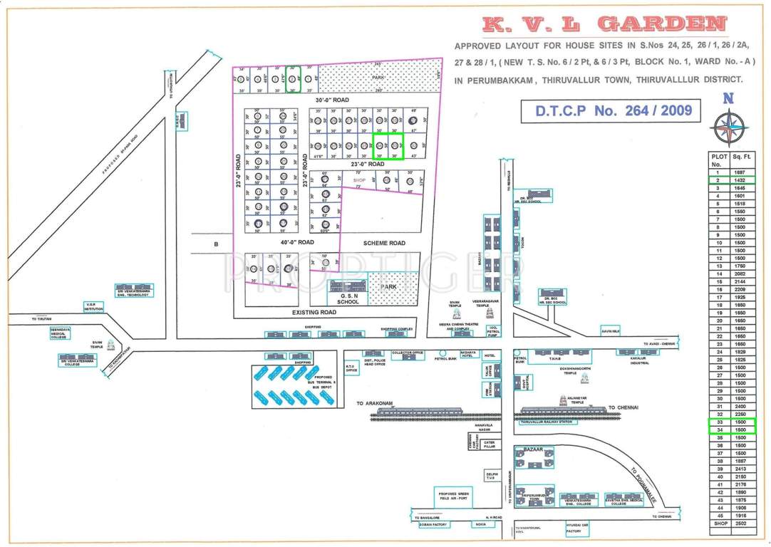 Images for Layout Plan of Anbu Realtors KVL Garden