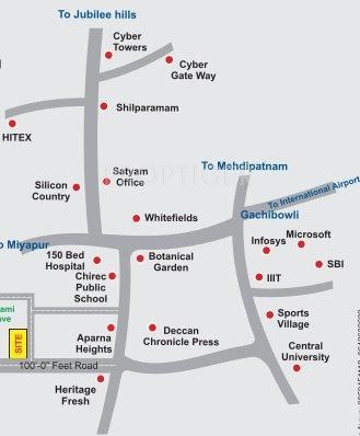 Images for Location Plan of Gauthami Sigma Towers