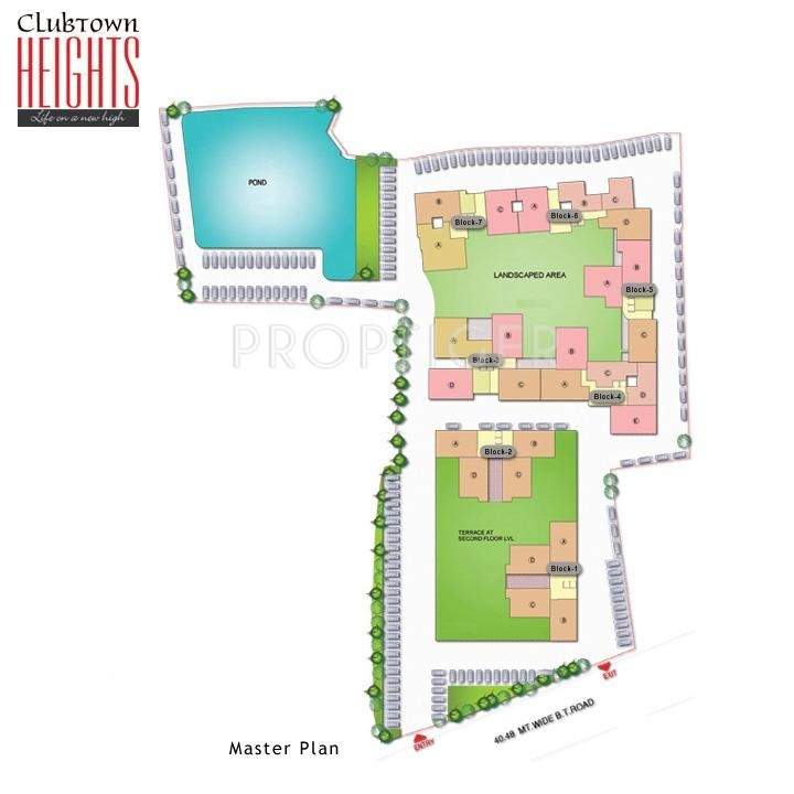 clubtown heights Images for Master Plan of Space Group Clubtown Heights