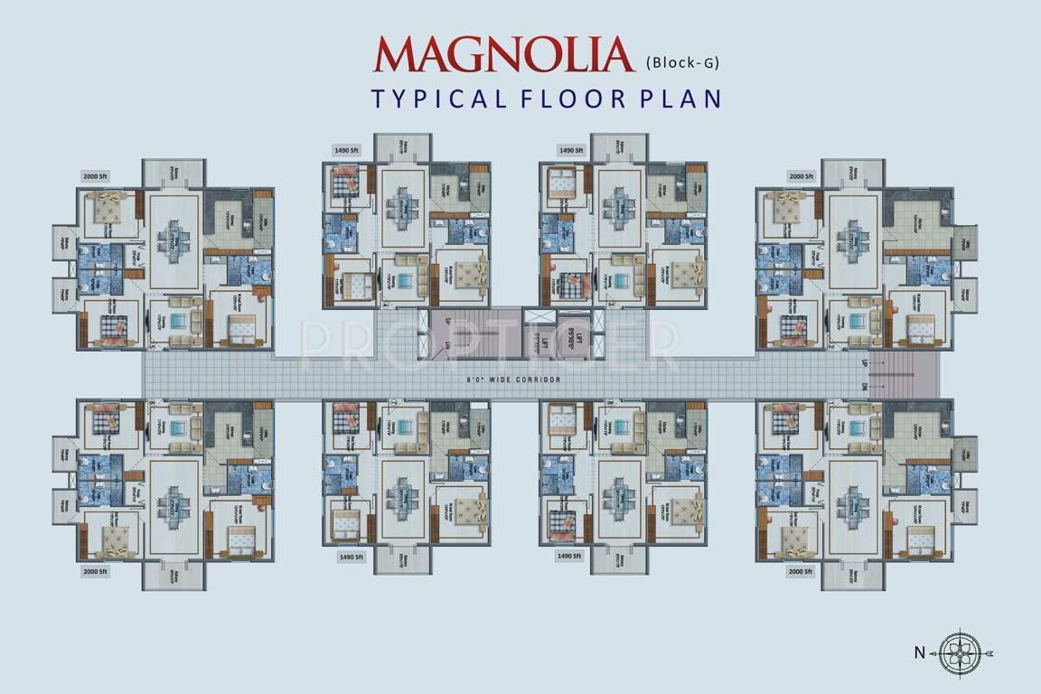  imperial heights Images for Cluster Plan of Aditya Imperial Heights