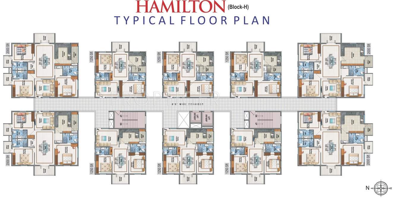  imperial heights Images for Cluster Plan of Aditya Imperial Heights