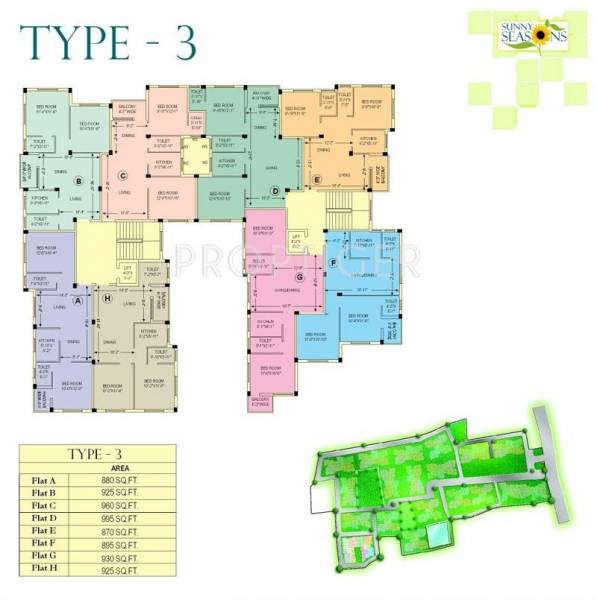Images for Cluster Plan of Starlite Group Sunny Seasons