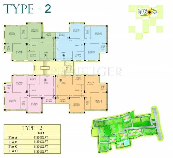 Images for Cluster Plan of Starlite Group Sunny Seasons