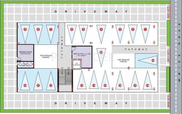 Images for Cluster Plan of Gauthami Abhiteja Paradise
